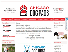 Tablet Screenshot of chicagodogpads.com